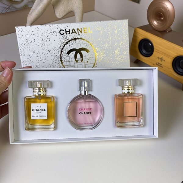 Chanel Christmas White Box Mini Set – 3 Pieces