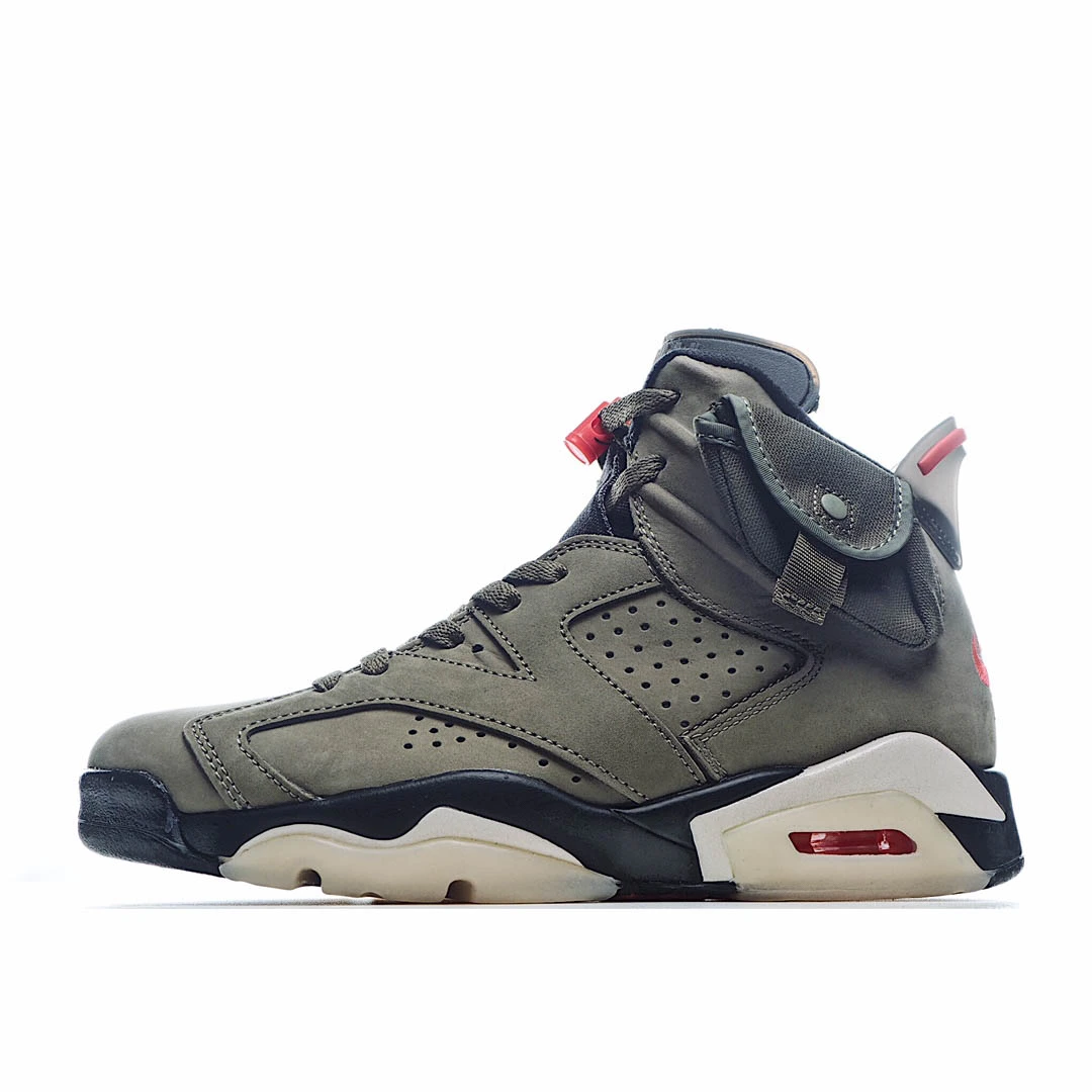 i059e065cb5cbb9b5c51a2a3eab3108c9.webp Travis Scott x Air Jordan 6 Retro ‘Olive- - Image 1