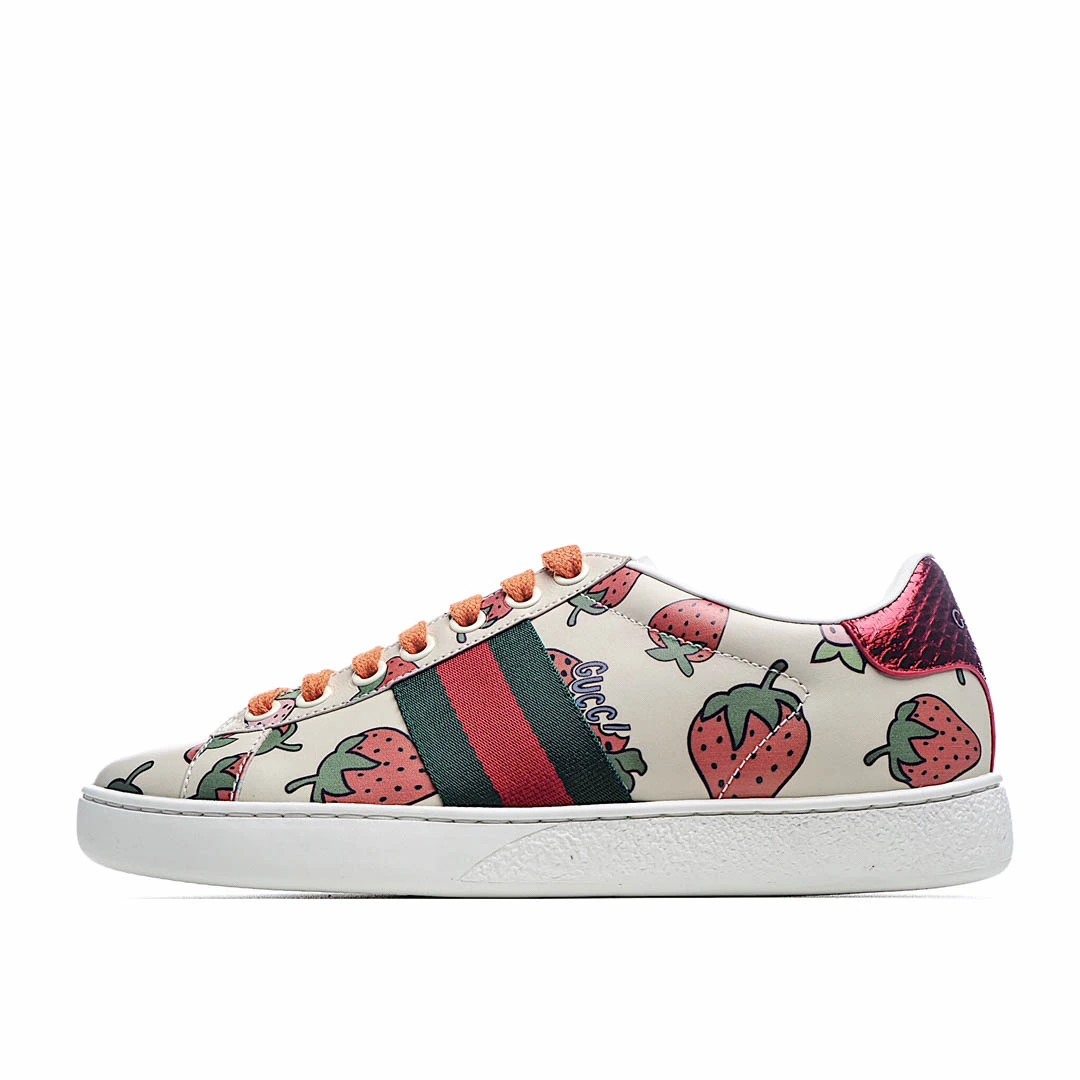 i0cdf89f0a8013d5b89aaafd616b6ee62.webp Gucci ACE series small white shoes casual shoes - Image 1