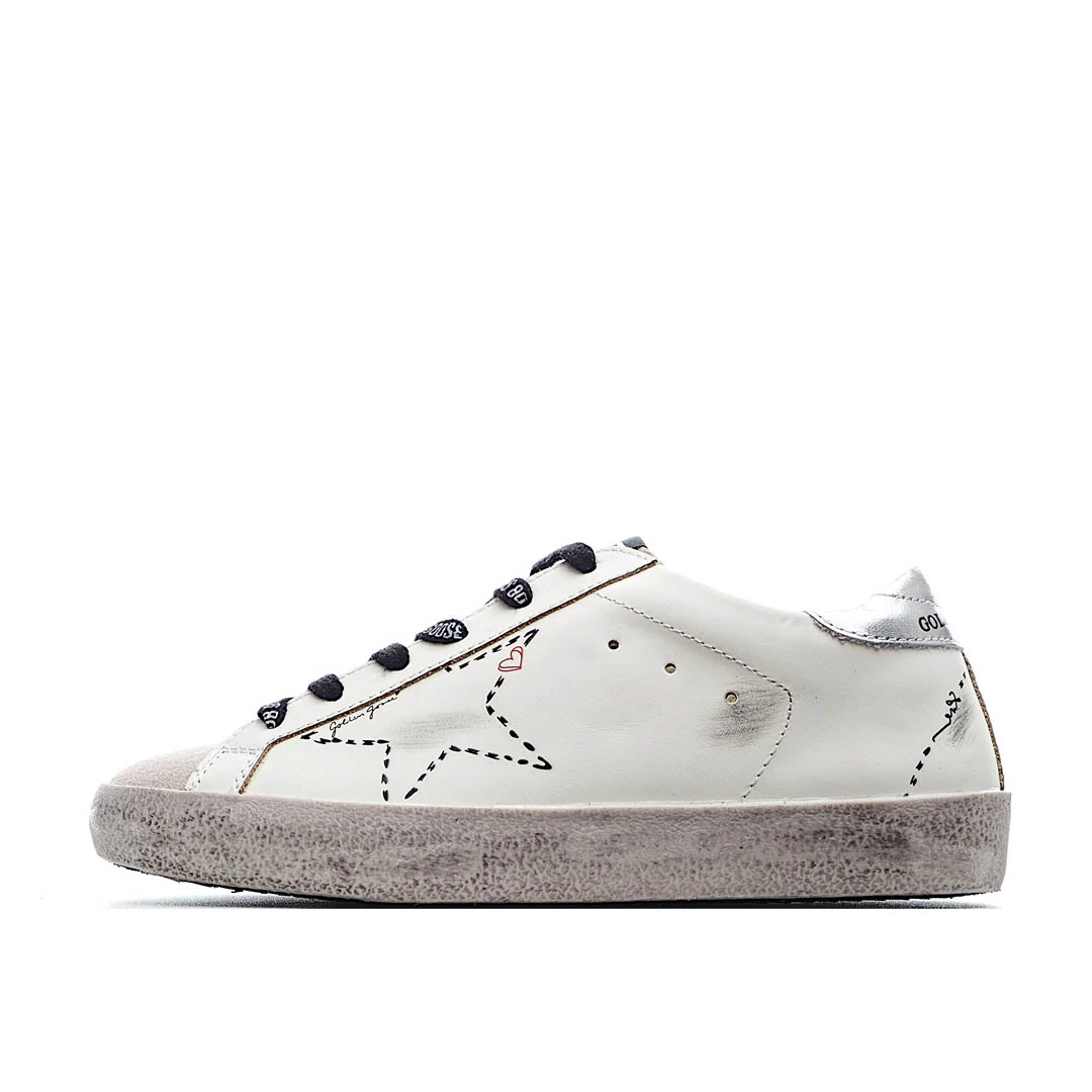 i1348b3723f99093789571aa211682436.webp Golden Goose Super Star series small dirty shoes - Image 1
