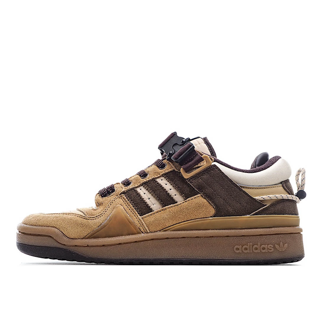i1590028cc7b90e13957734c92b3fc38a.webp Adidas Bad Bunny x Forum Buckle Low ‘The First Cafe- - Image 1