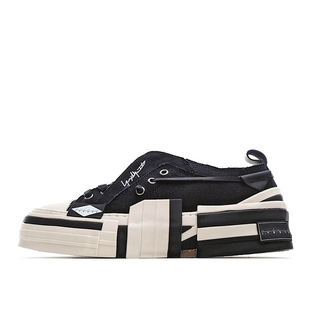i361b5e8ec1a19359c3e95a82757270ff.webp x VESSEL GOP Low canvas vulcanized sneakers - Image 1