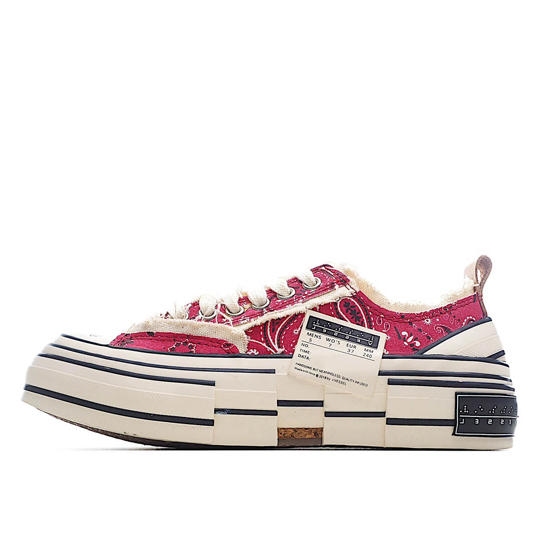 i53dd480c5eae6cbd605345097914442b.webp x VESSEL GOP Low canvas vulcanized sneakers - Image 1