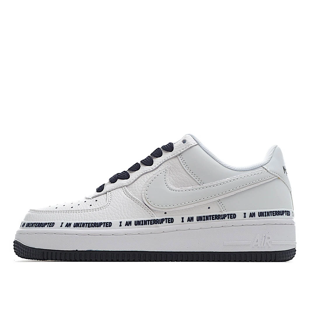 i6042632c086a2cfc8f0dd6b71b2e35a8.webp NikeUninterruptedNike Air Force 1″ White Chalkboard Sneakers - Image 1