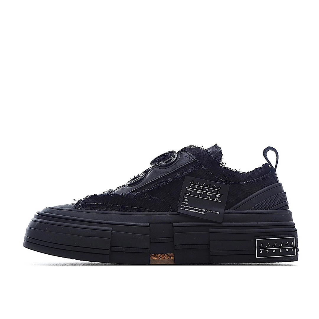 i6ac70aef63939cd7da1b240c5f4f4b49.webp x VESSEL GOP Low canvas vulcanized sneakers - Image 1