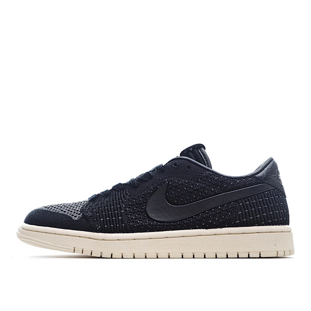 i6e9b6c8a12e39238f55f5de8bc524e1d.webp Air Jordan 1 Low Flyknit ‘Black Guava Ice- - Image 1