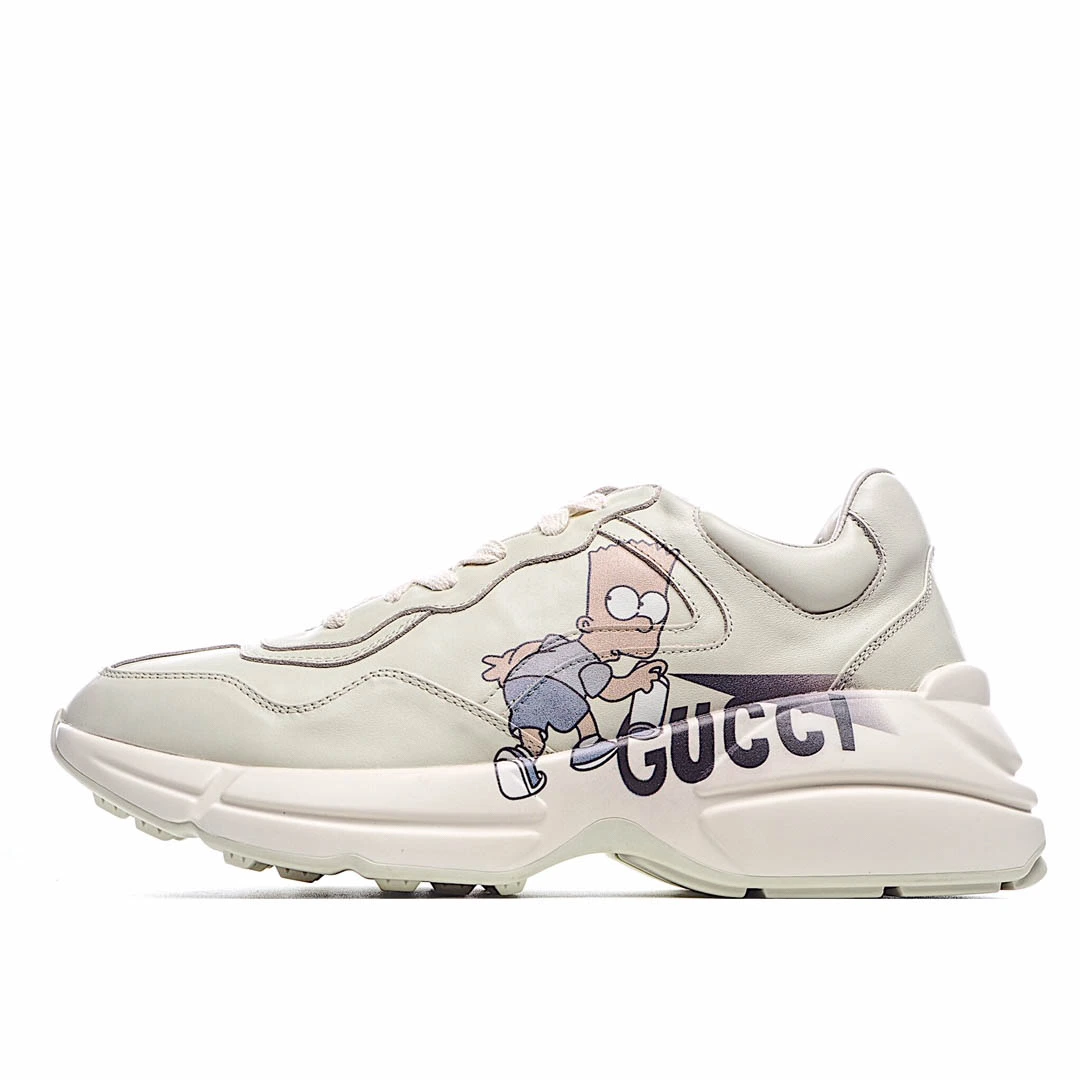 i70d0440afa703042a15b7268929a8463.webp Gucci Rhyton Vintage Trainer Sneaker Dad Running Shoes. - Image 1