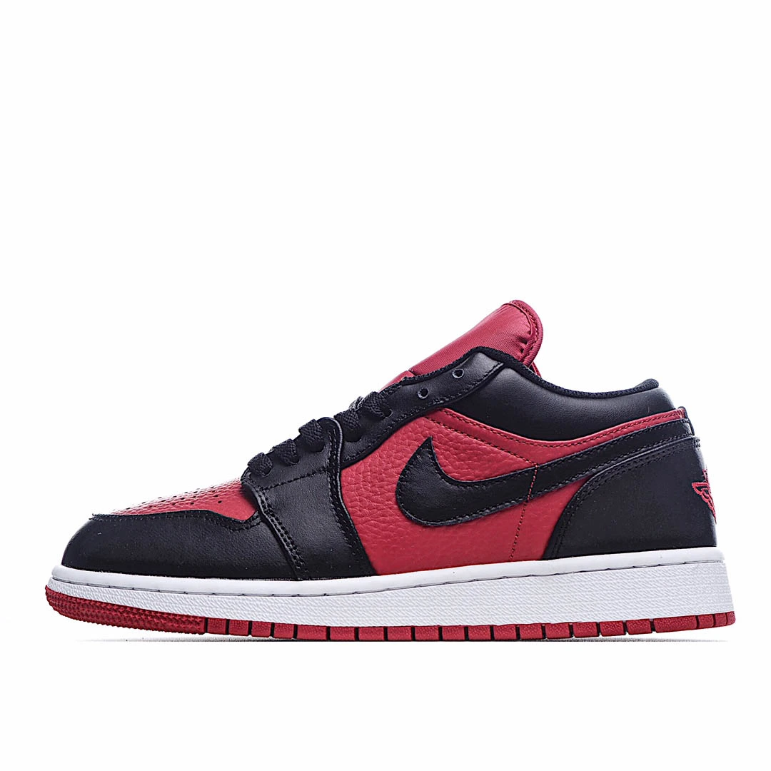 i745213f5f6e9d6579134e365fbc6a36b.webp Air Jordan 1 Low BG ‘Gym Red Black- - Image 1