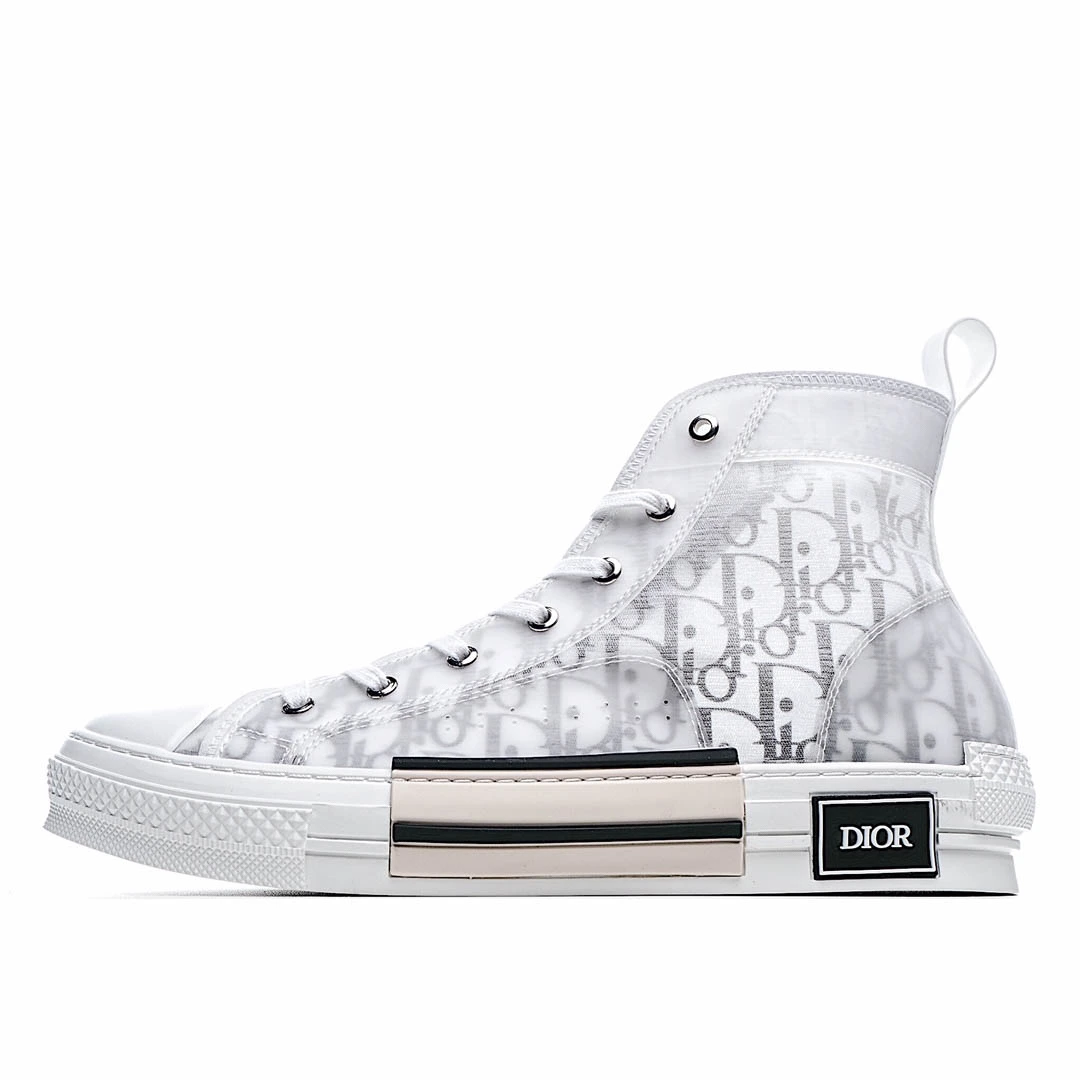 i75d145e3be854236c9963a413bd5a42a.webp Dior B23 Oblique Slip-on Low Top Sneakers Sheer Print Sneakers - Image 1