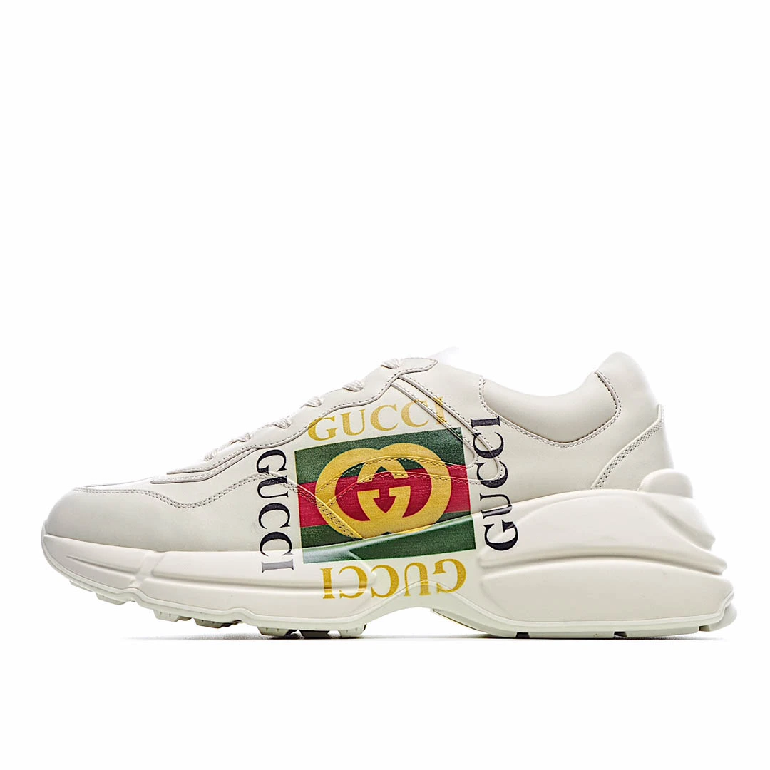 i7971bab13b27d4b018e349501f9640a1.webp Gucci Rhyton Vintage Trainer Sneaker Dad Running Shoes. - Image 1