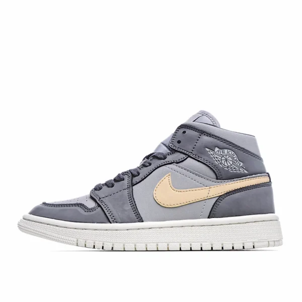Wmns Air Jordan 1 Mid ‘Iron Grey Onyx-
