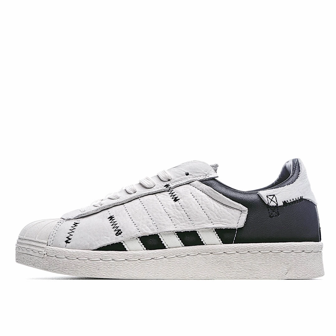 i96a9e1c13c7cf48e22898c6e8eca6f8b.webp Adidas Superstar WS1 ‘Deconstructed White Stripes- - Image 1