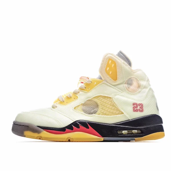 Off-White x Air Jordan 5 SP ‘Sail-
