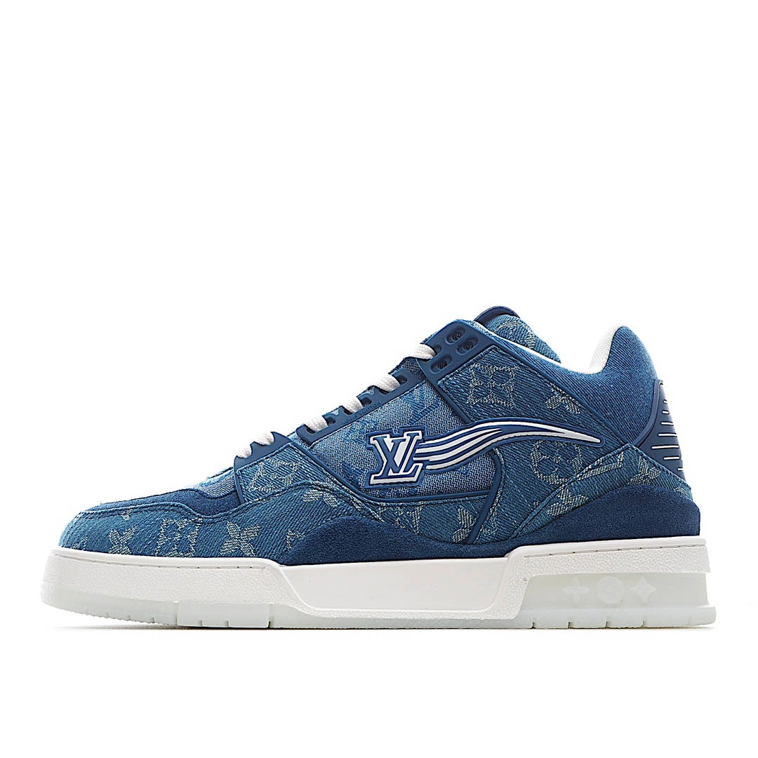 ibd203d991120ac81cf139005add2913a.webp Virgil Abloh Louis Vuitton Trainer Sneaker Low Casual Basketball Shoe - Image 1