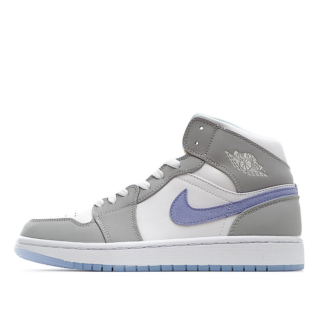 id33d9c9566487718dbfe6aaab81cf7f6.webp Wmns Air Jordan 1 Mid ‘Wolf Grey Aluminum- - Image 1