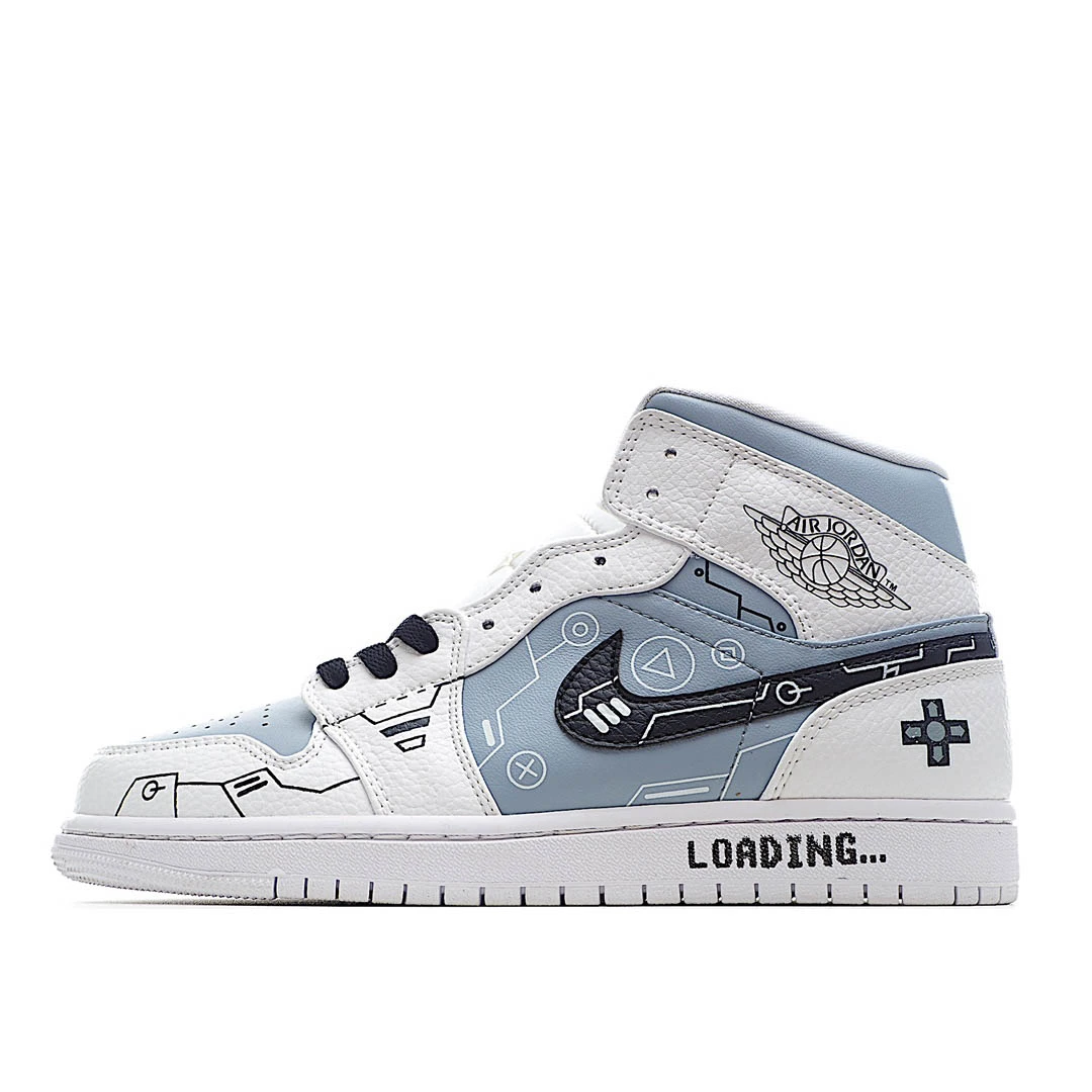 ief082583213b194031c5da50bf55eefc.webp Air Jordan 1 Mid Video Game Series AJ Mid Basketball Shoes - Image 1