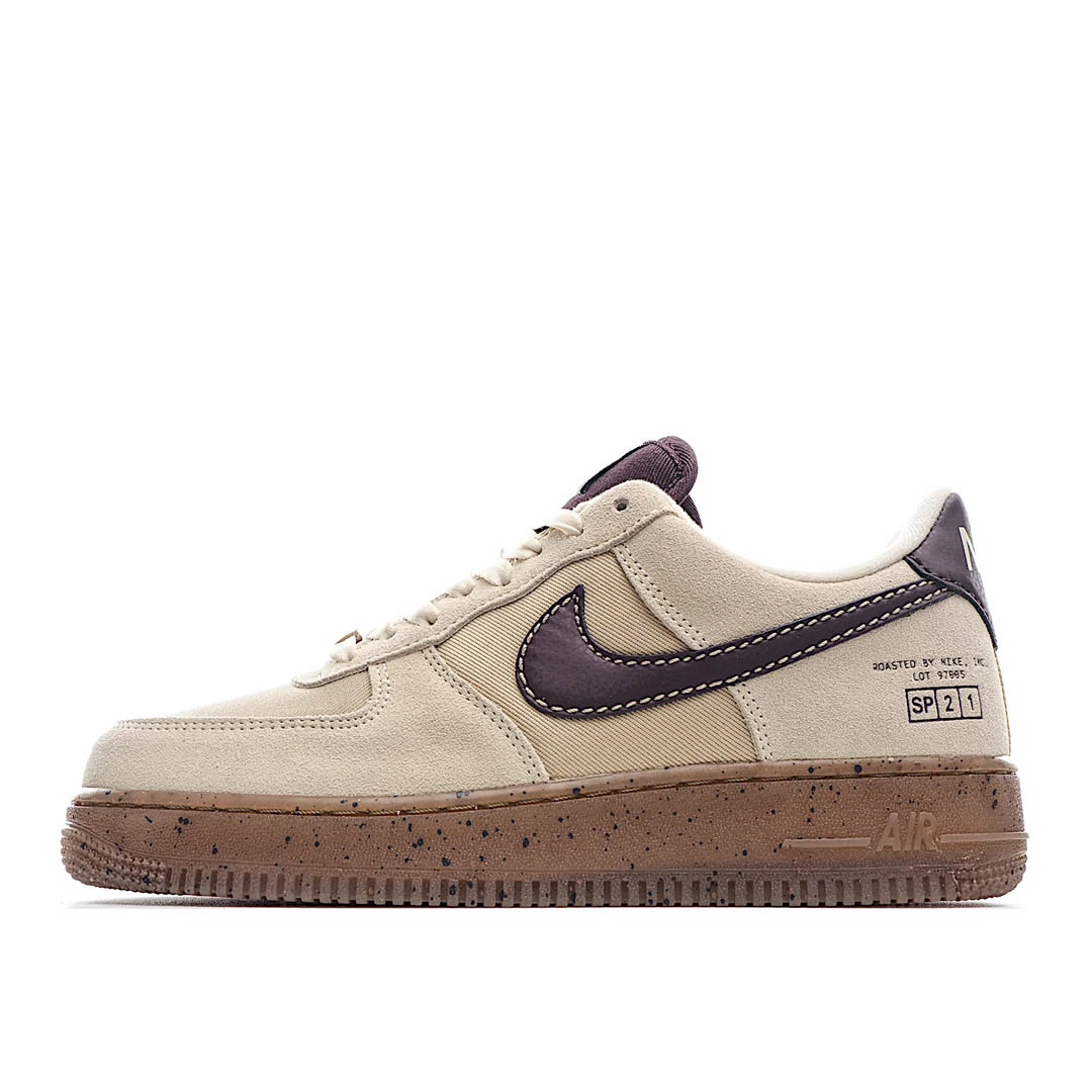 if758c763c4481c9811321e7117873351.webp NikeAir Force 1 07 Light Brown Sneakers - Image 1