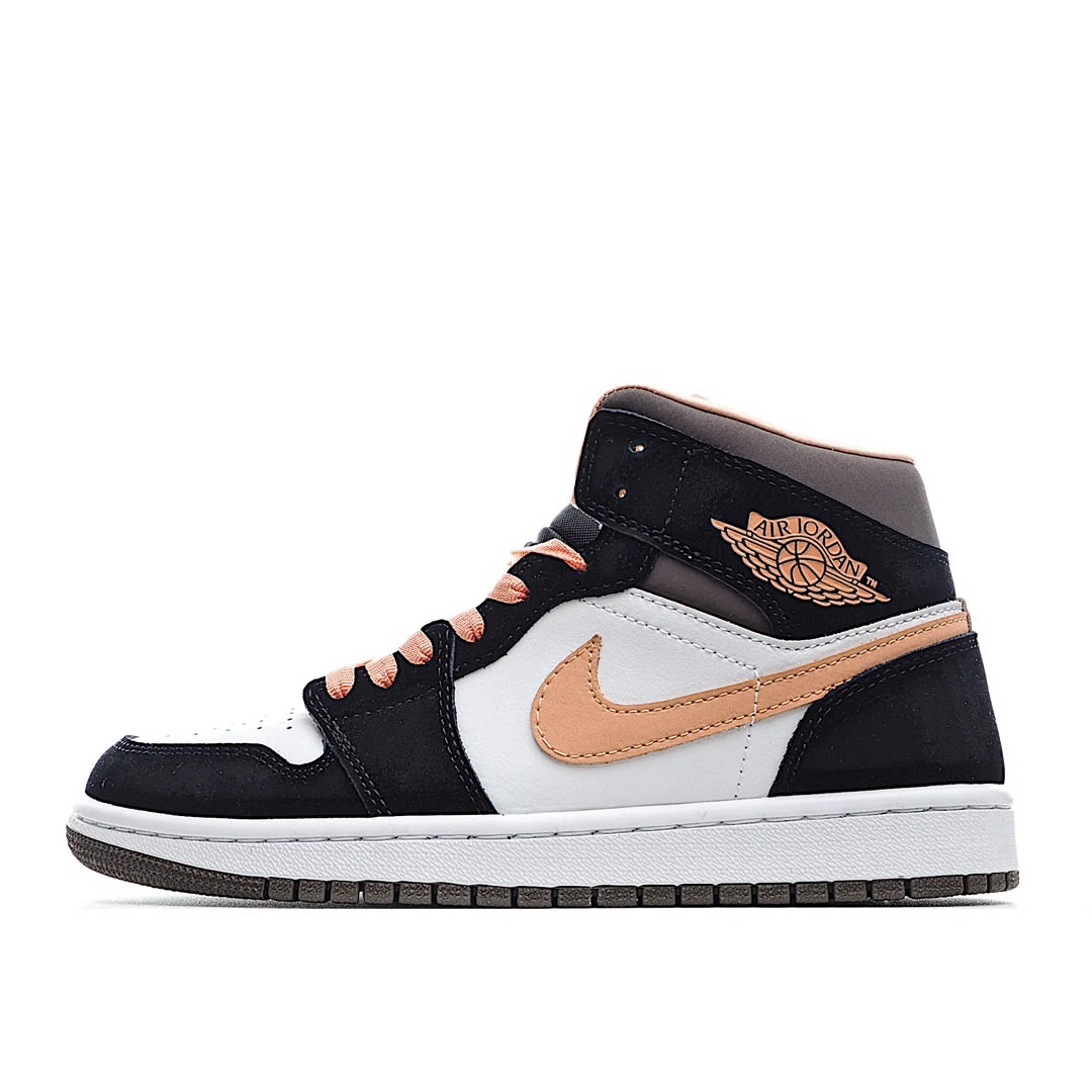 ifd390dcf1a5dae064e6aa14df1ba6622.webp Wmns Air Jordan 1 Mid SE ‘Peach Mocha- - Image 1