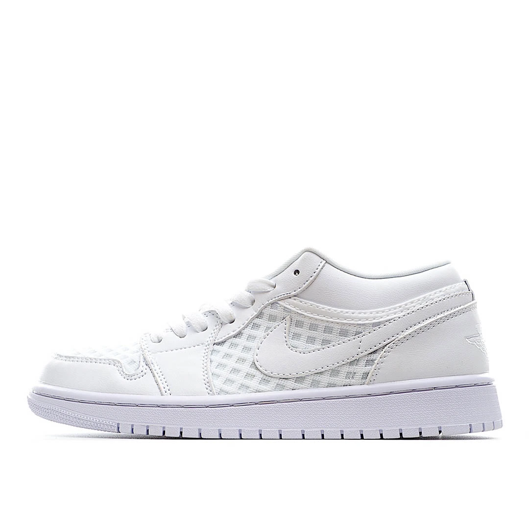 ifdf9520c3abdd3d80130514aafb7d9bd.webp Wmns Air Jordan 1 Low Breathe ‘Triple White- - Image 1